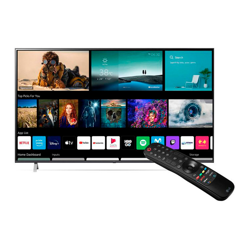 LG 43UP8000PUR Smart TV UHD de 43 pulgadas 4K con Alexa incorporado (2021)  : Electrónica 